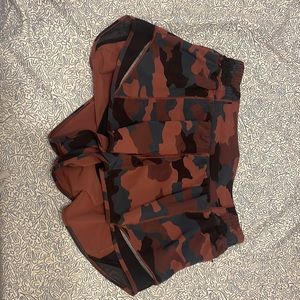 Camo Hotty Hot Lululemon Shorts